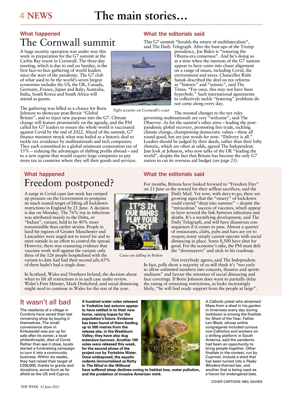 The Week Preview Pages