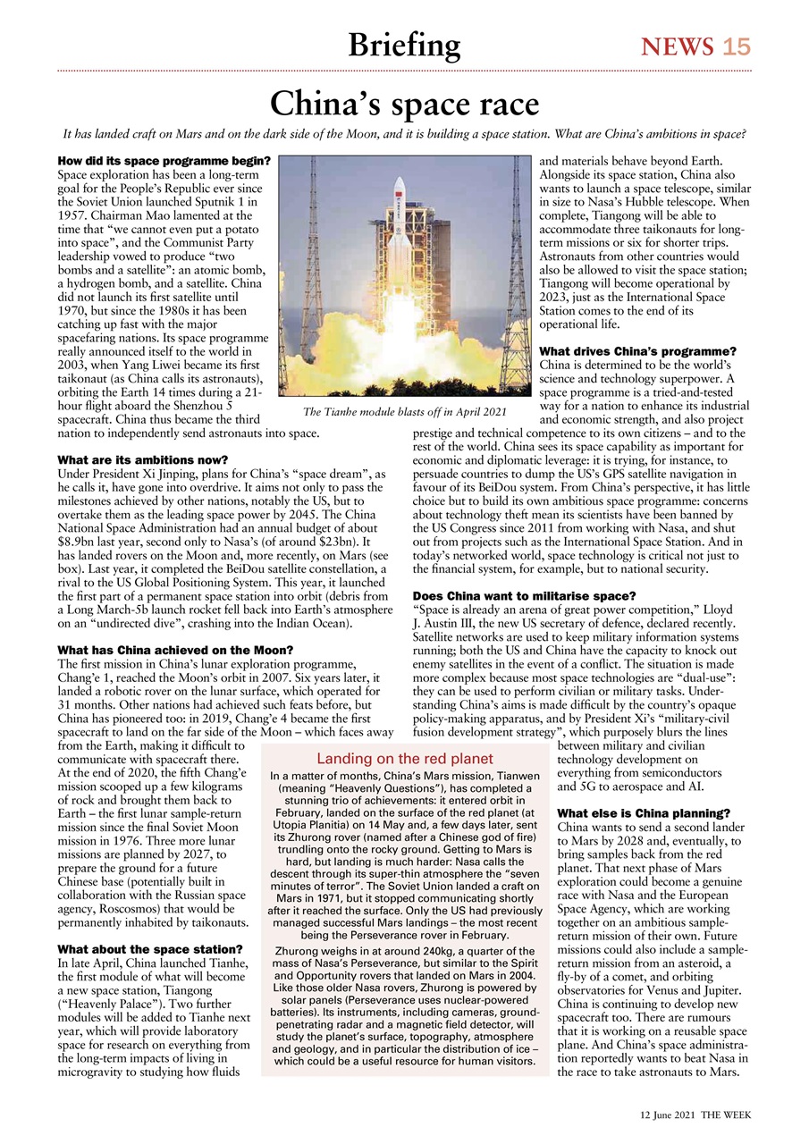 The Week Preview Pages