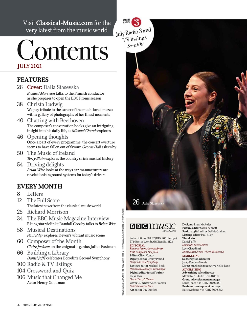 BBC Music Magazine Preview Pages