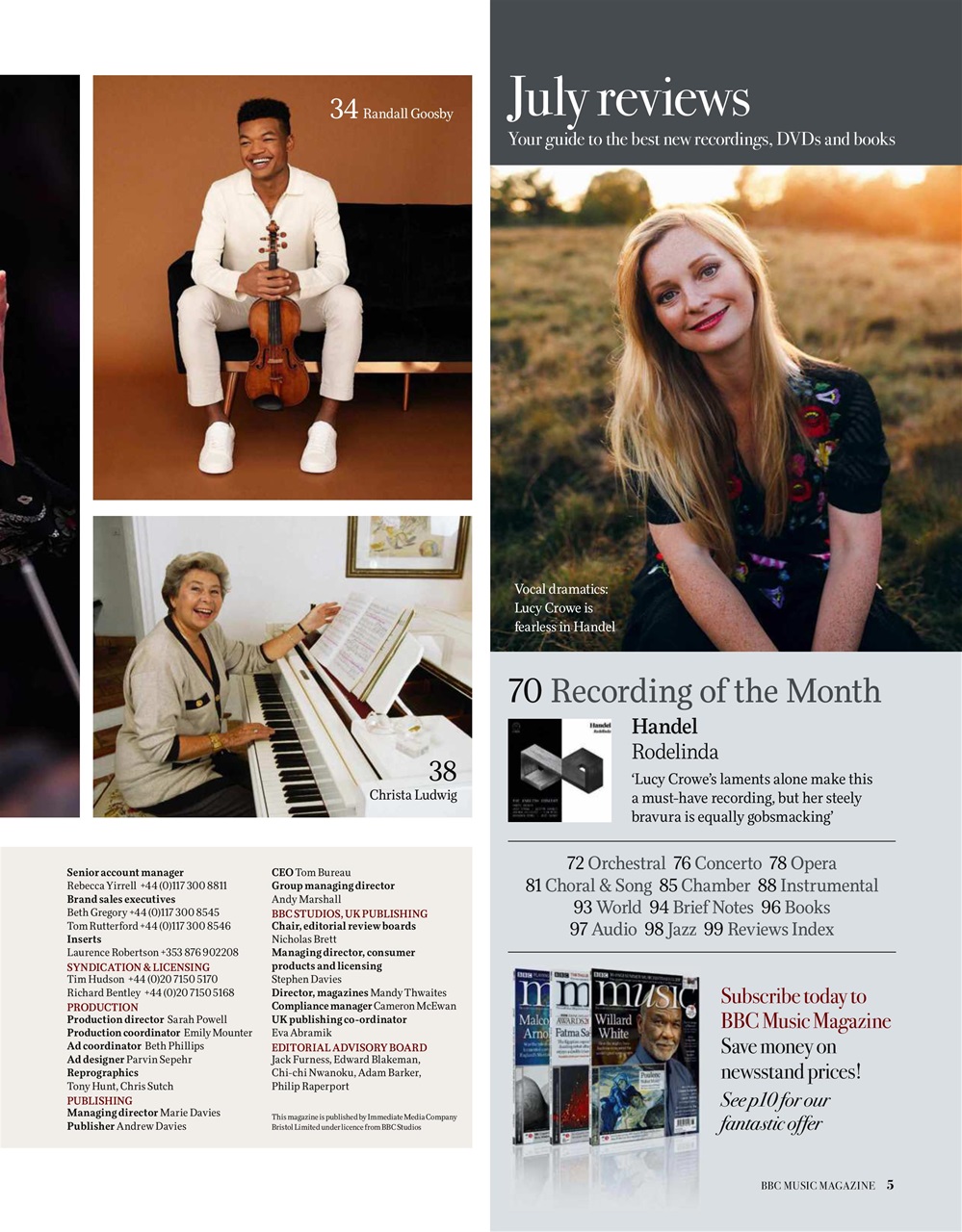 BBC Music Magazine Preview Pages