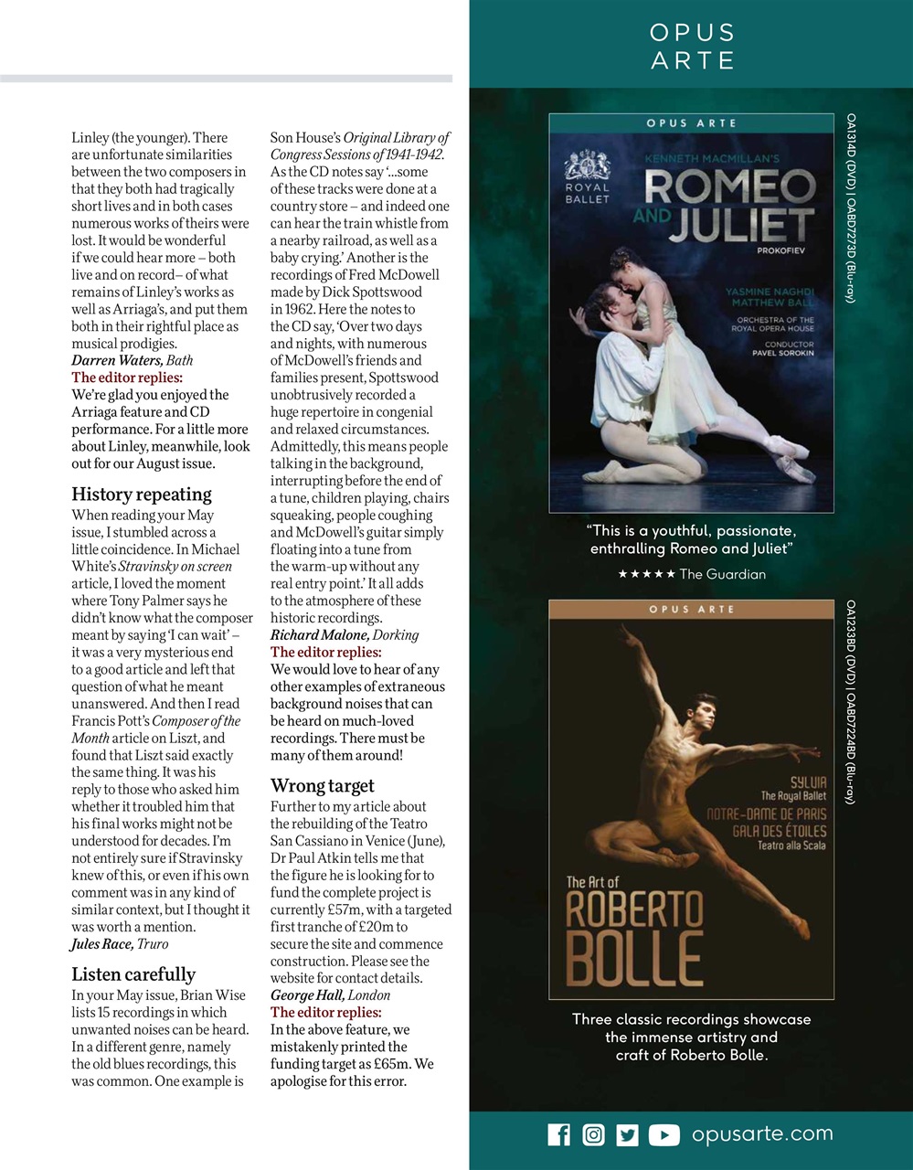 BBC Music Magazine Preview Pages