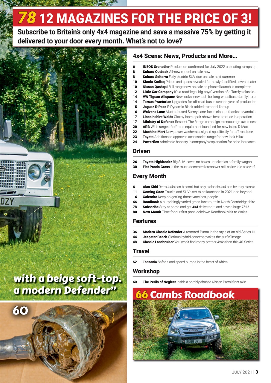 Overlander 4X4 Preview Pages