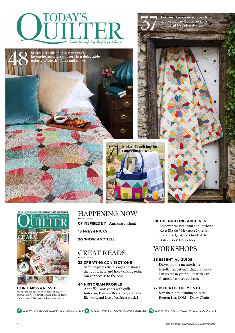 Today’s Quilter Preview Pages