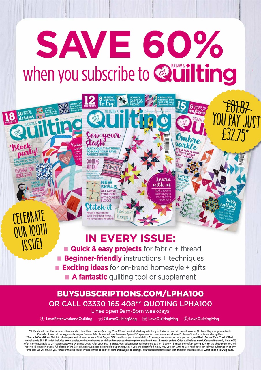 Today’s Quilter Preview Pages