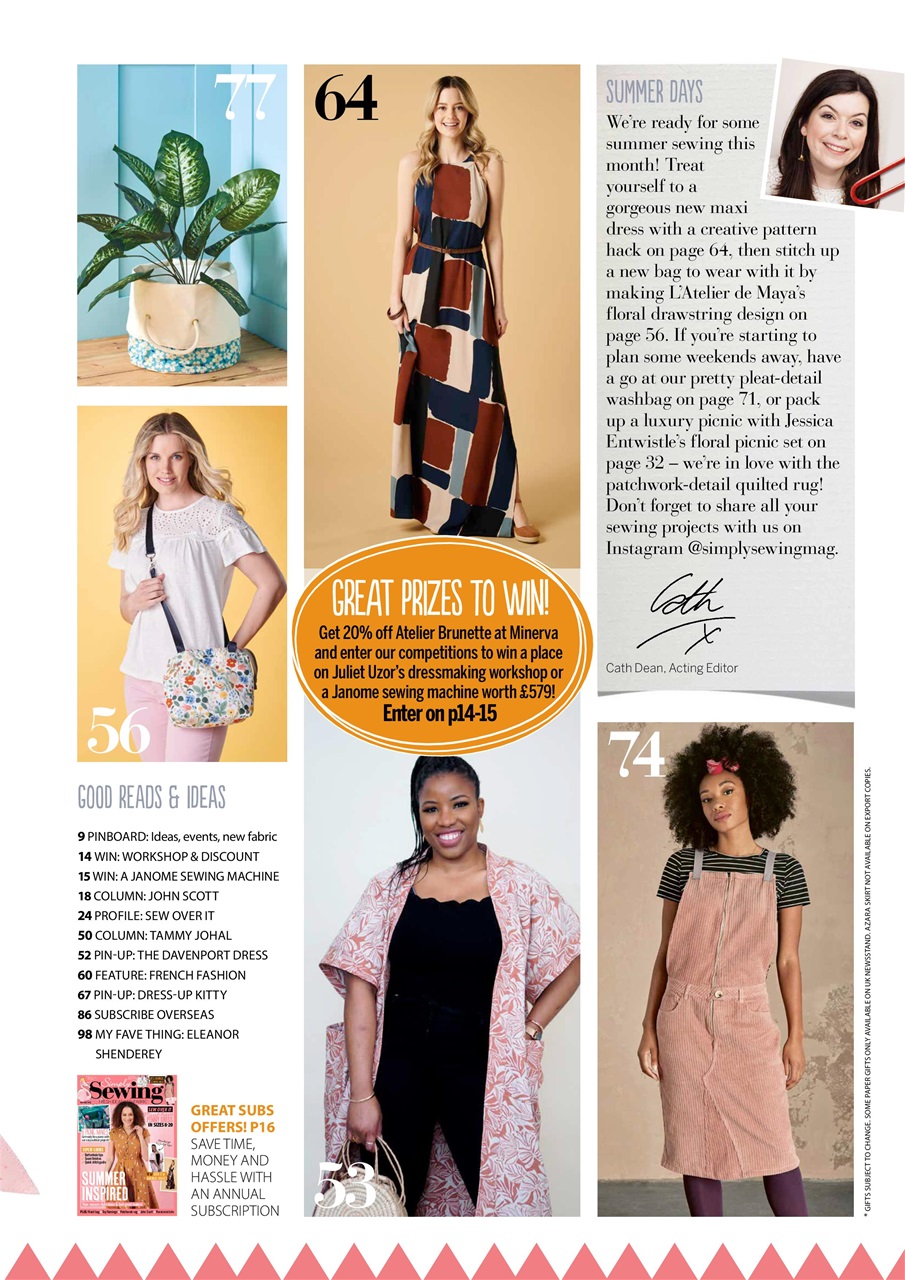 Simply Sewing Preview Pages