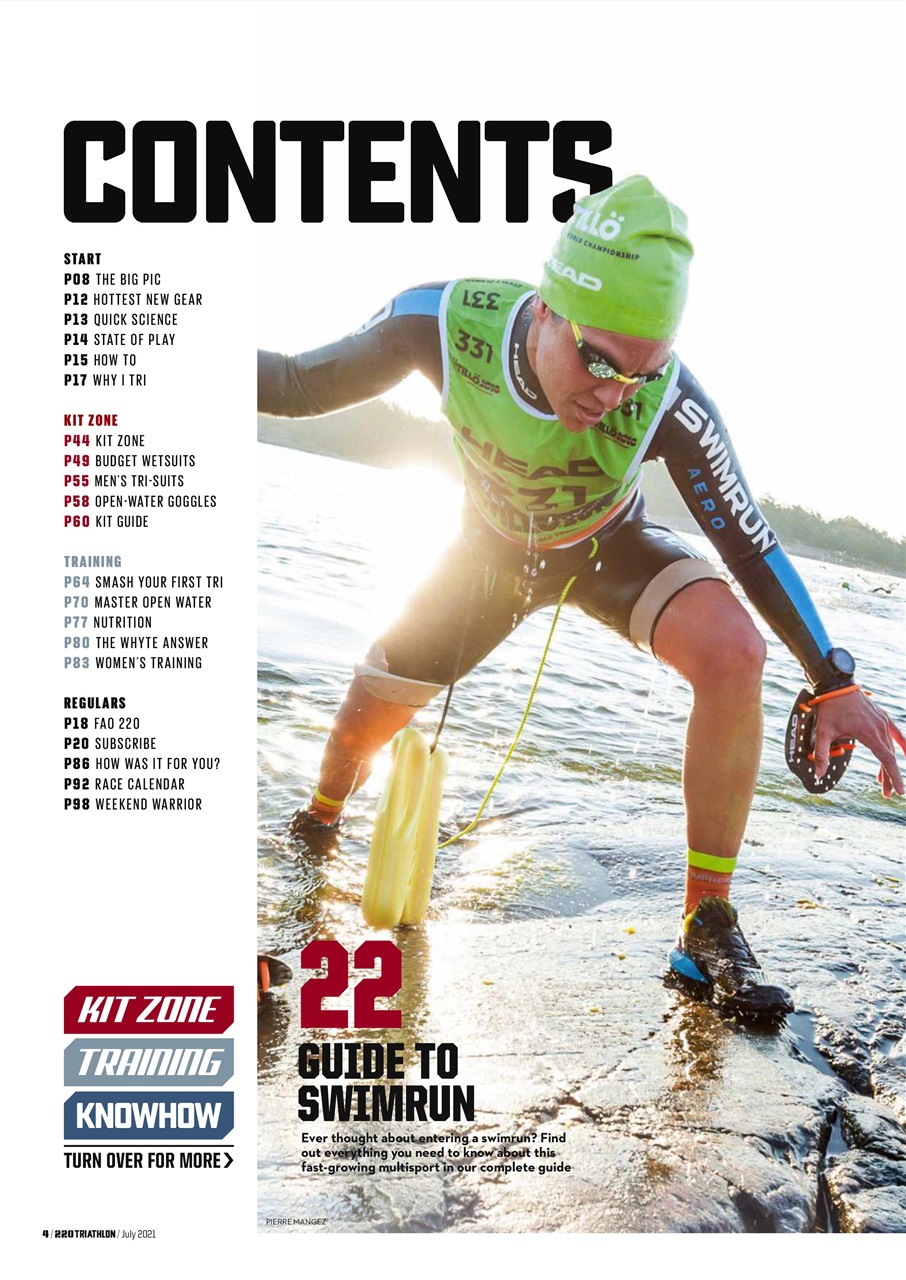 220 Triathlon Magazine Preview Pages