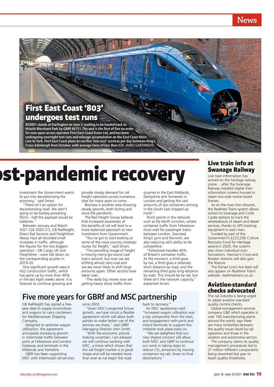 Rail Preview Pages