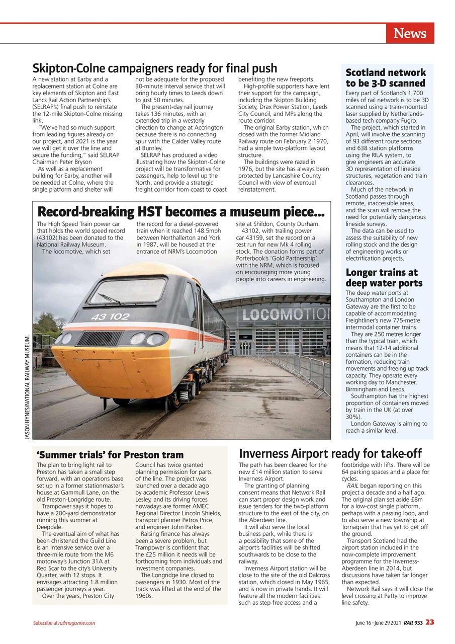 Rail Preview Pages