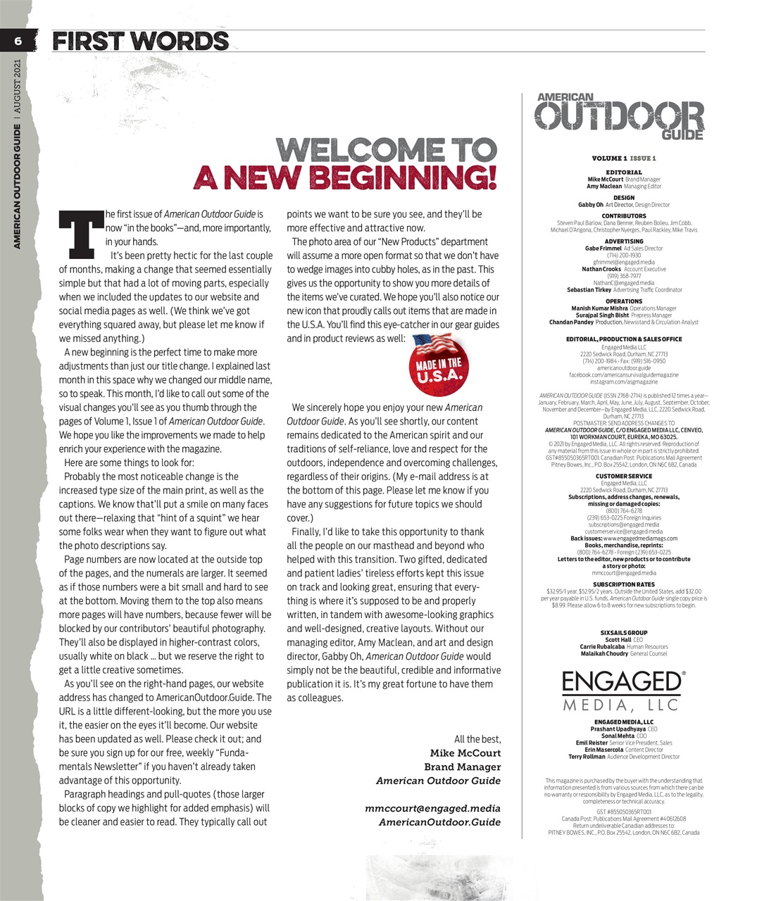 American Outdoor Guide: Boundless Preview Pages