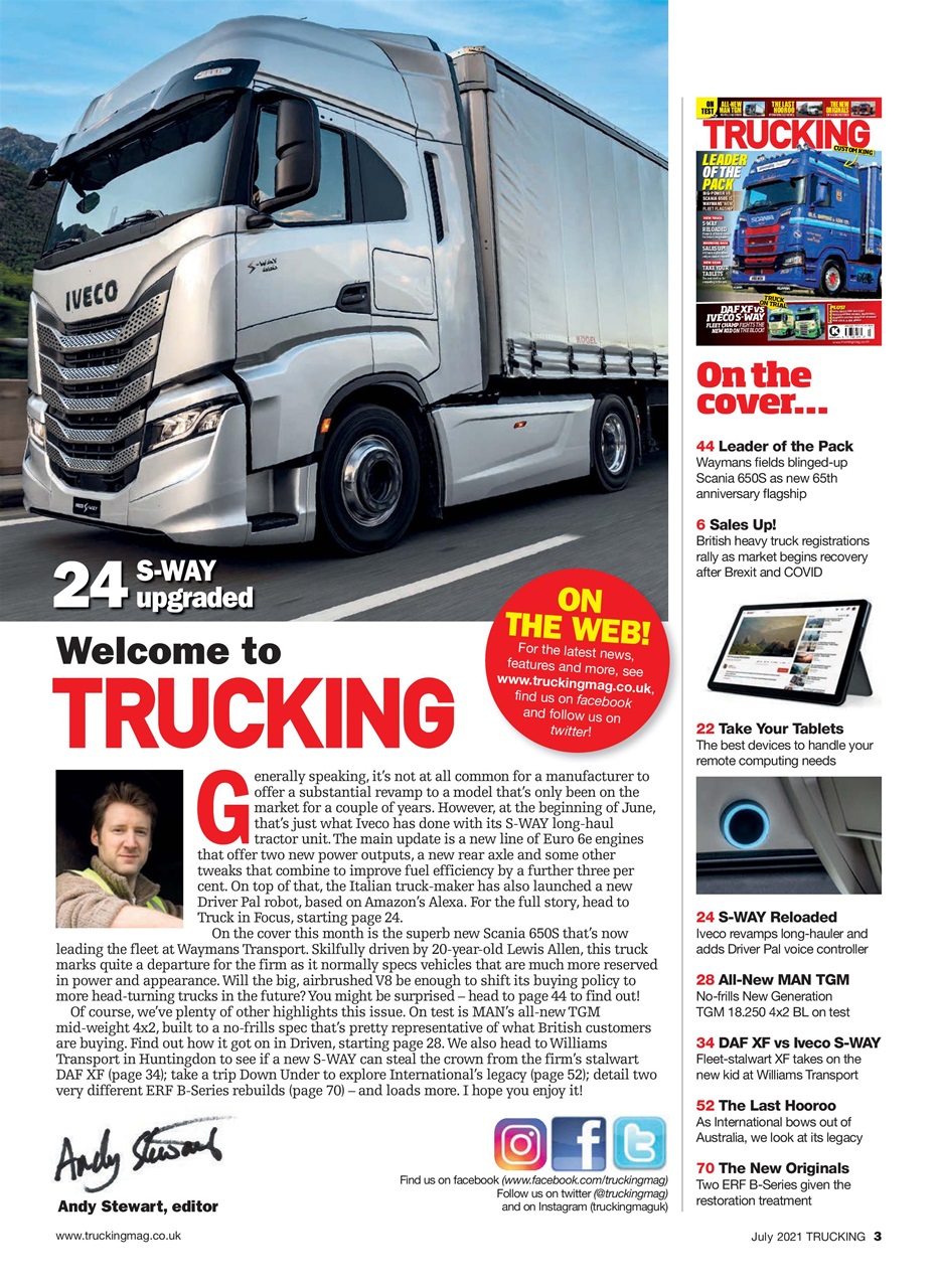 Trucking Magazine Preview Pages
