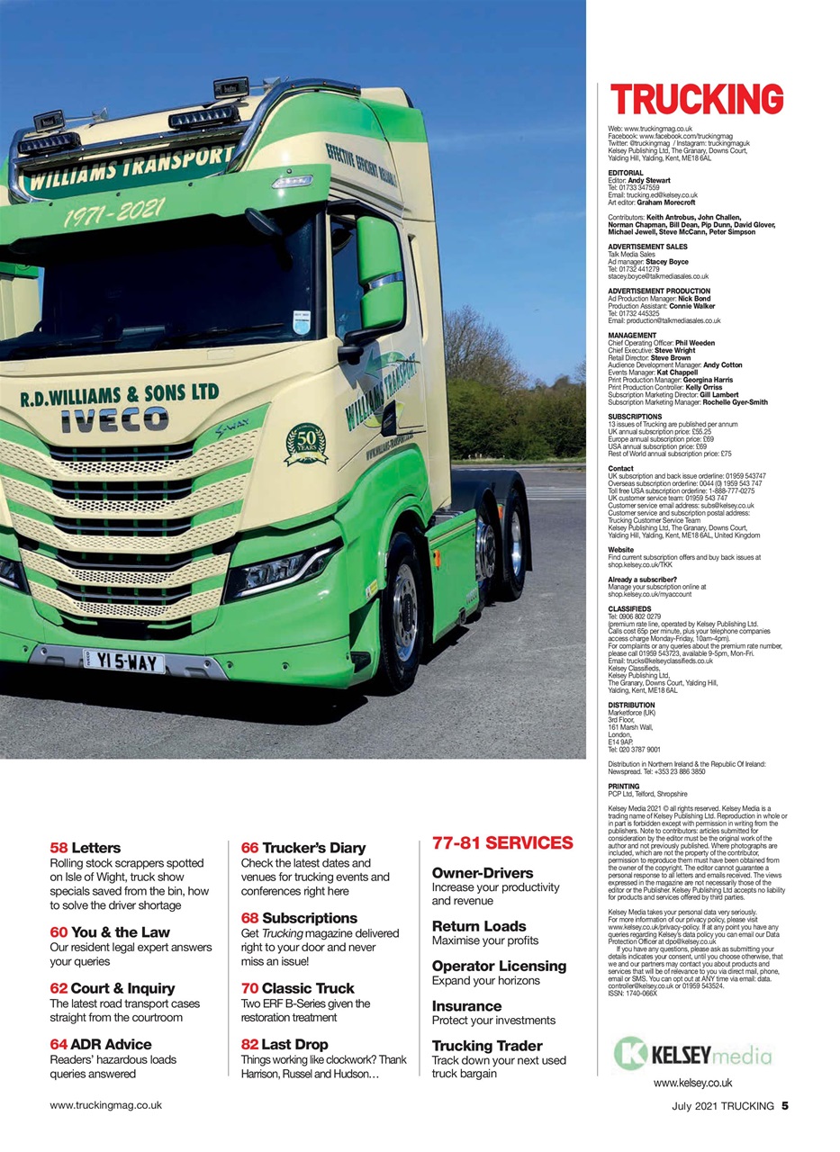 Trucking Magazine Preview Pages