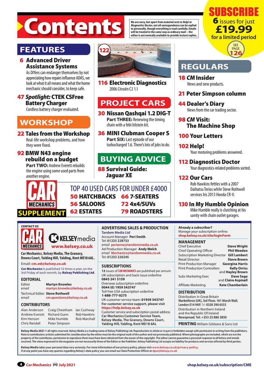 Car Mechanics Preview Pages