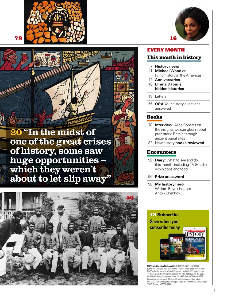 History Extra Magazine Preview Pages