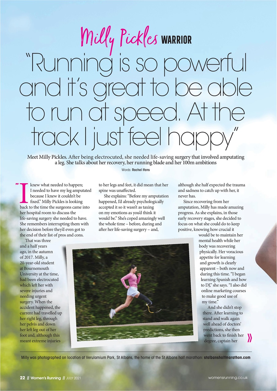 Women’s Running Preview Pages