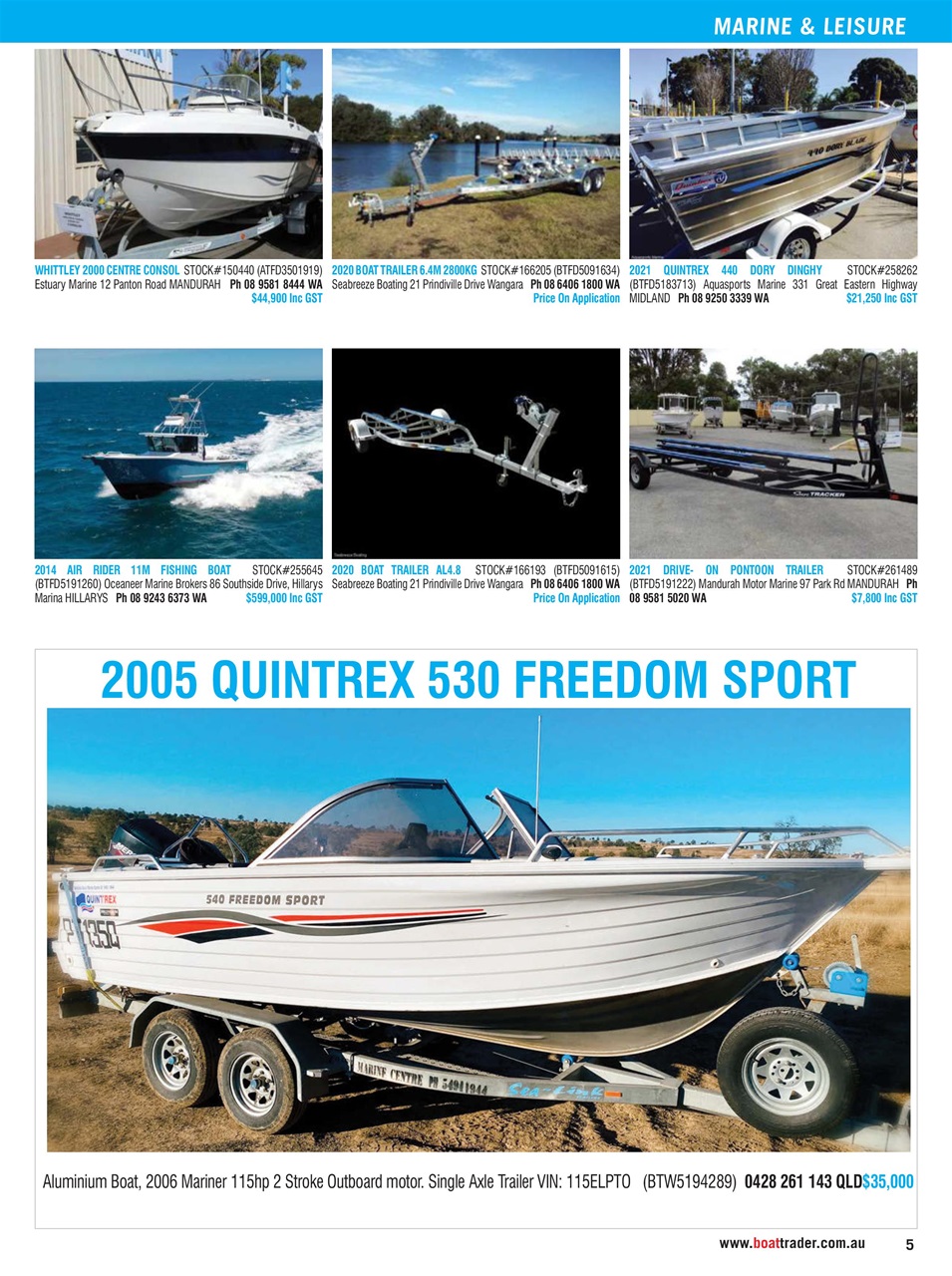 Boat Trader Australia Preview Pages