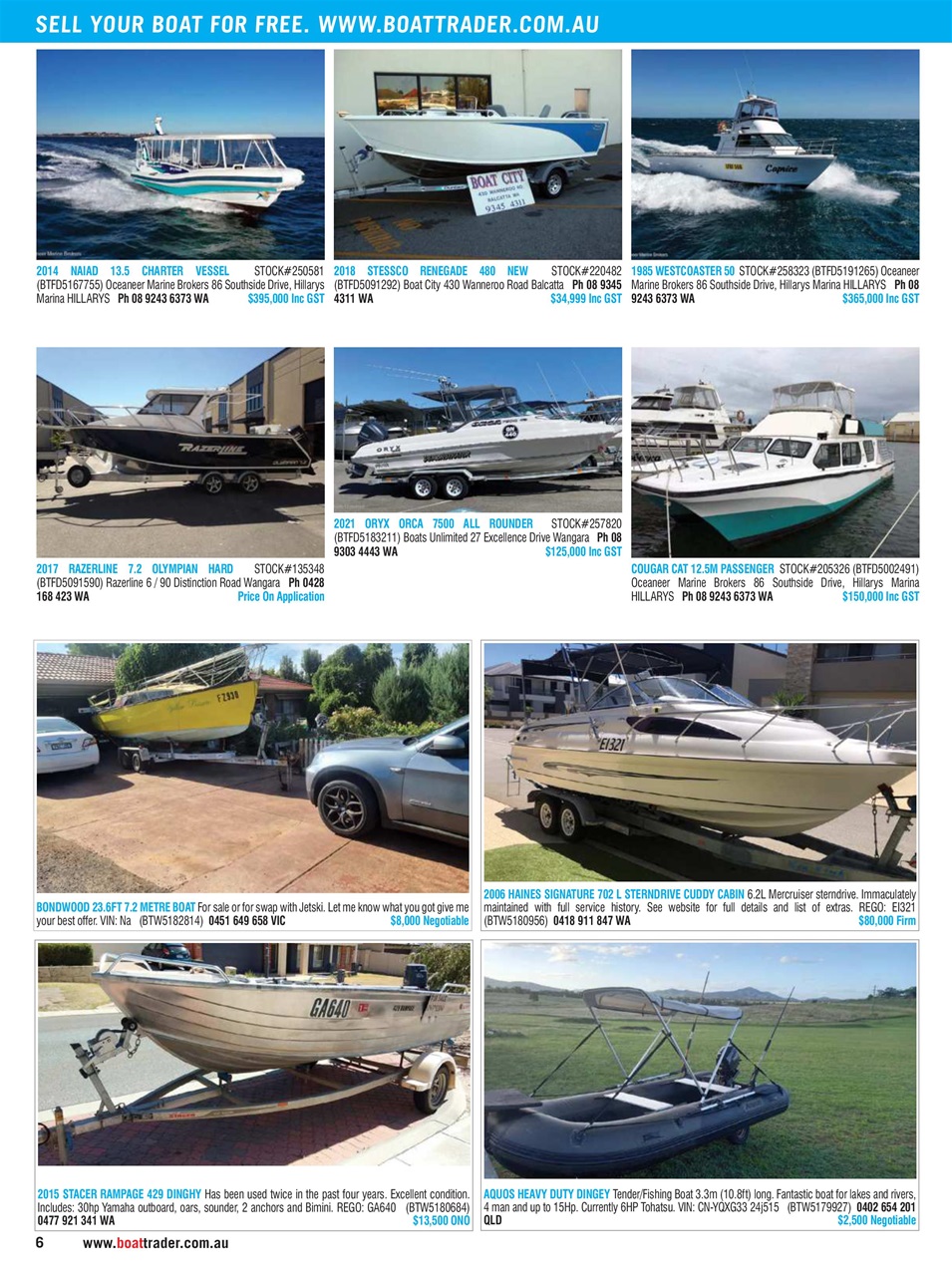 Boat Trader Australia Preview Pages