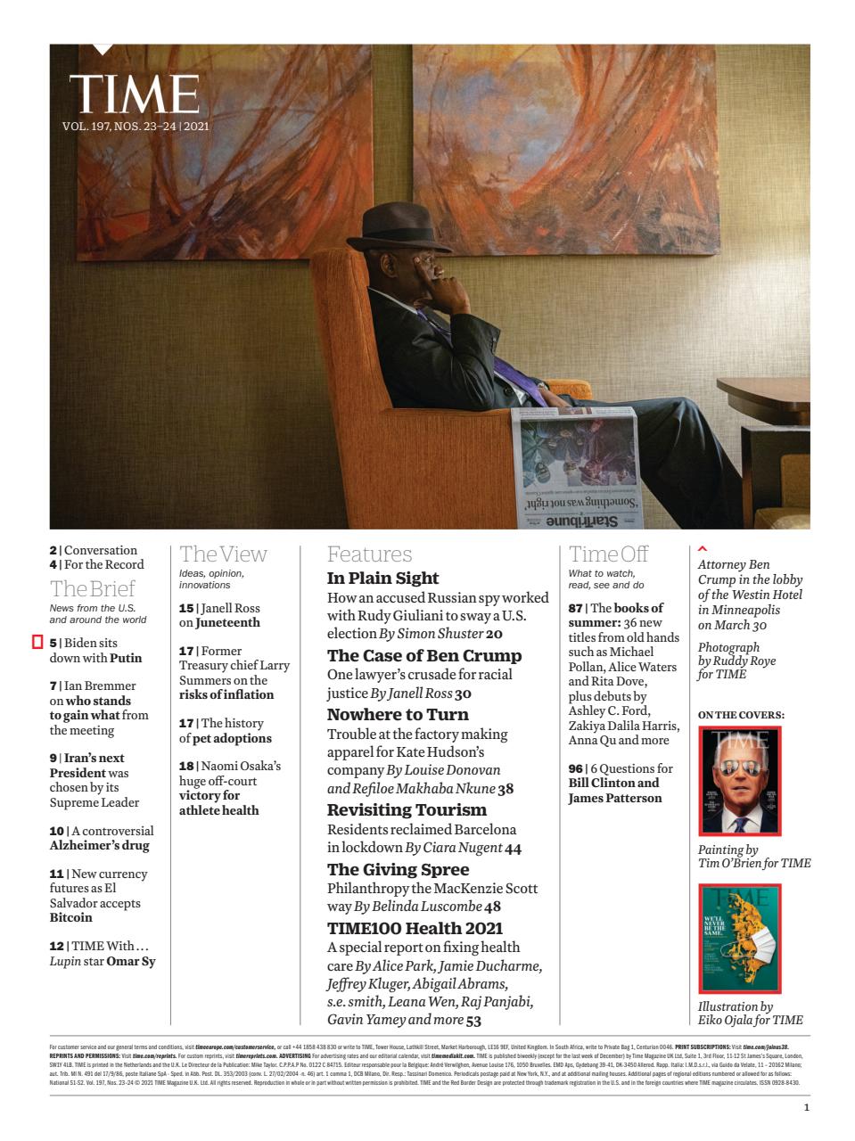 TIME Magazine Europe Preview Pages