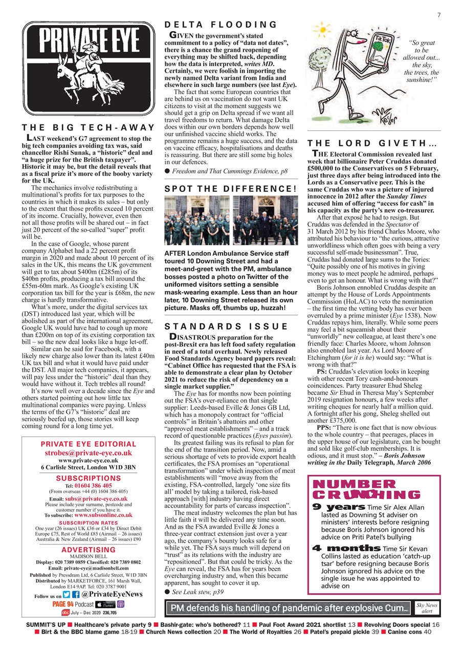 Private Eye Preview Pages