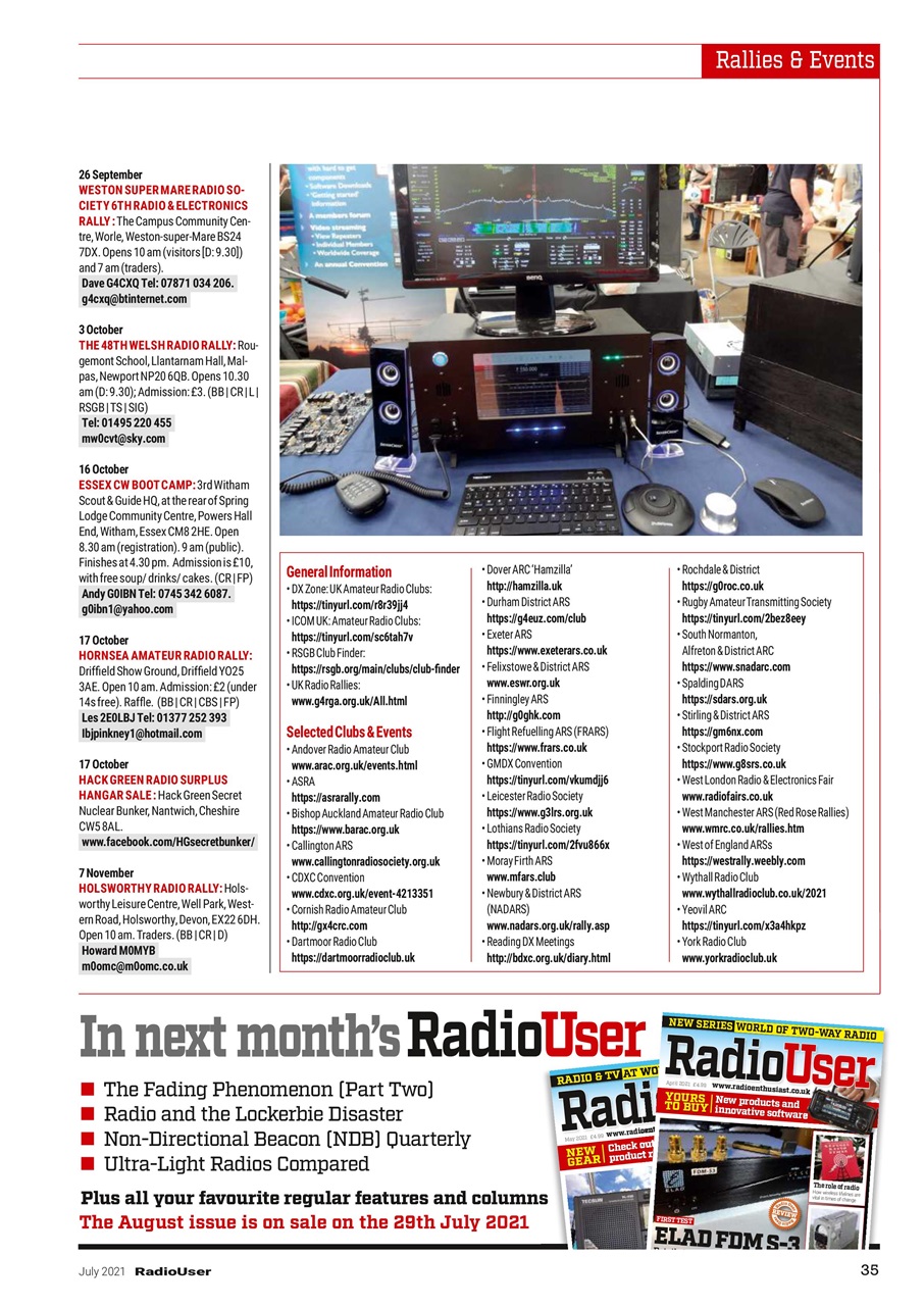 Radio User Preview Pages