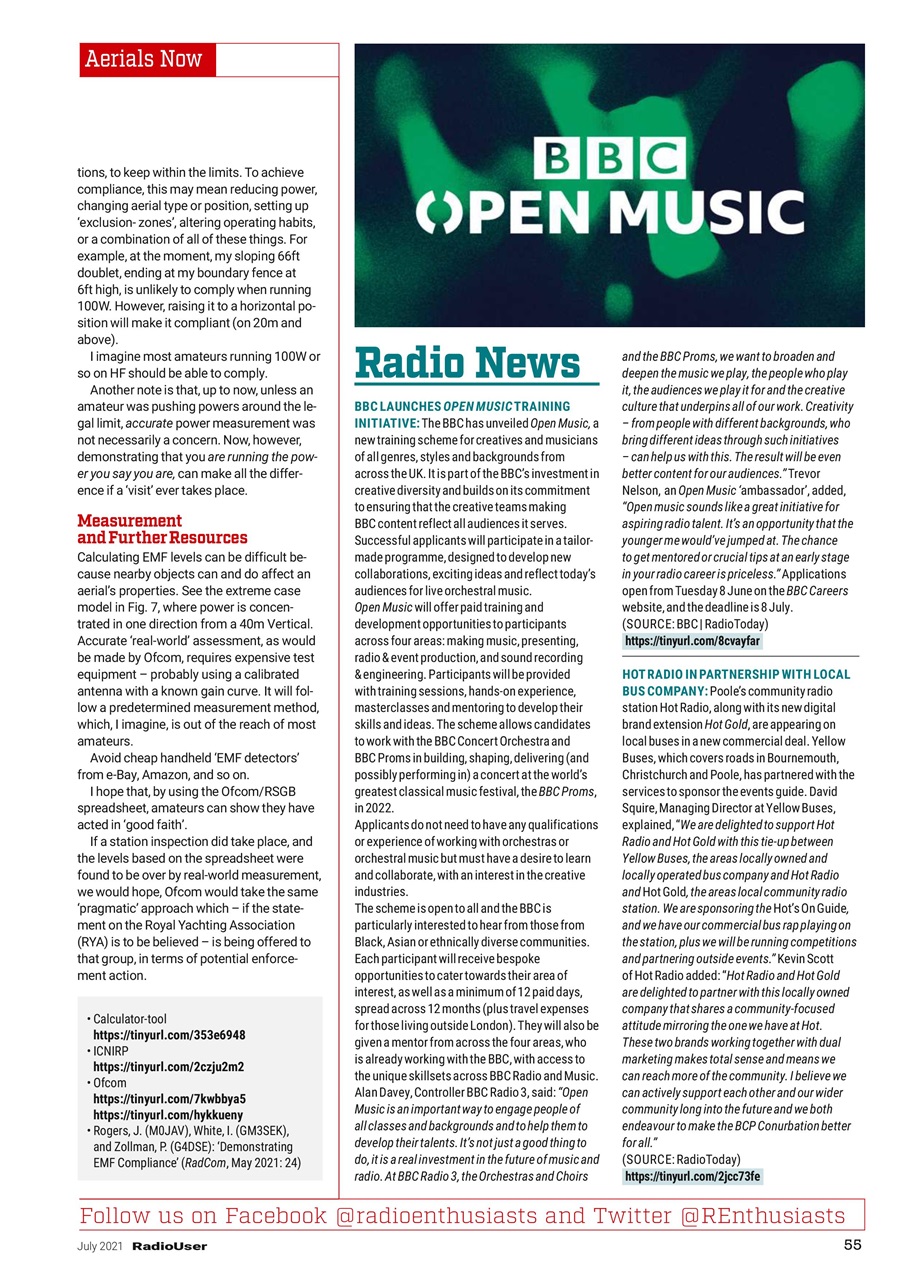 Radio User Preview Pages