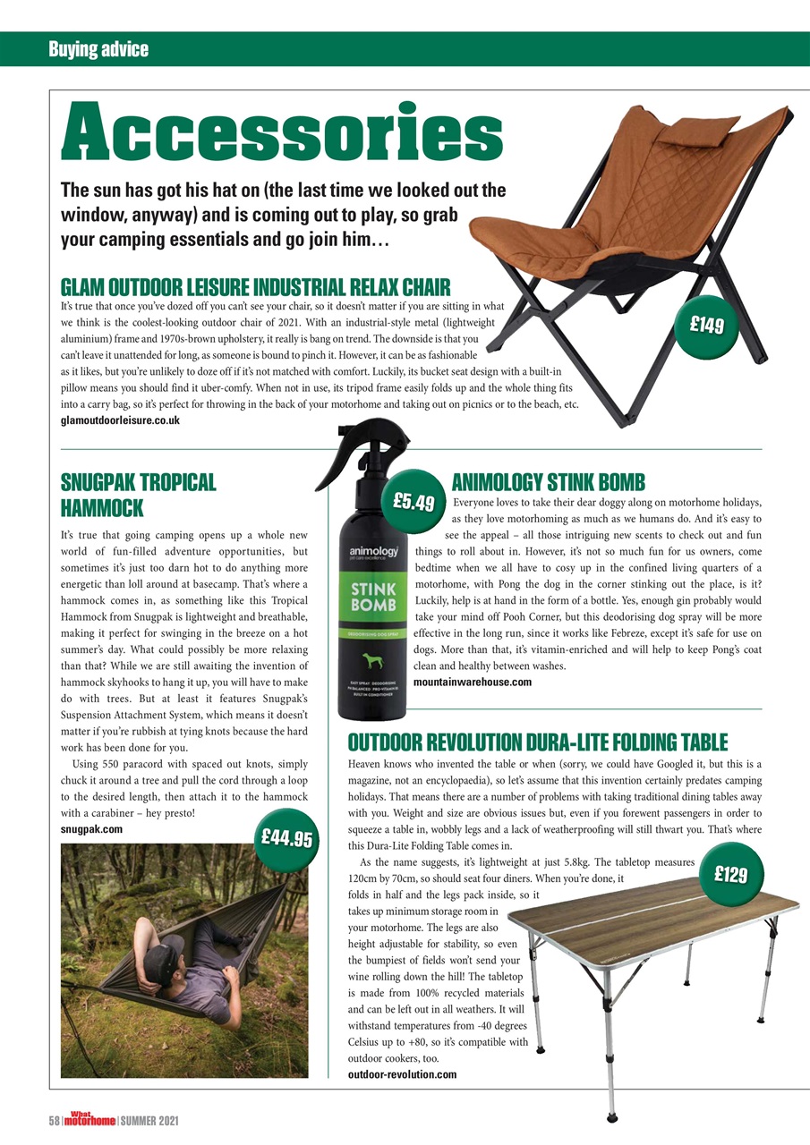 What Motorhome magazine Preview Pages