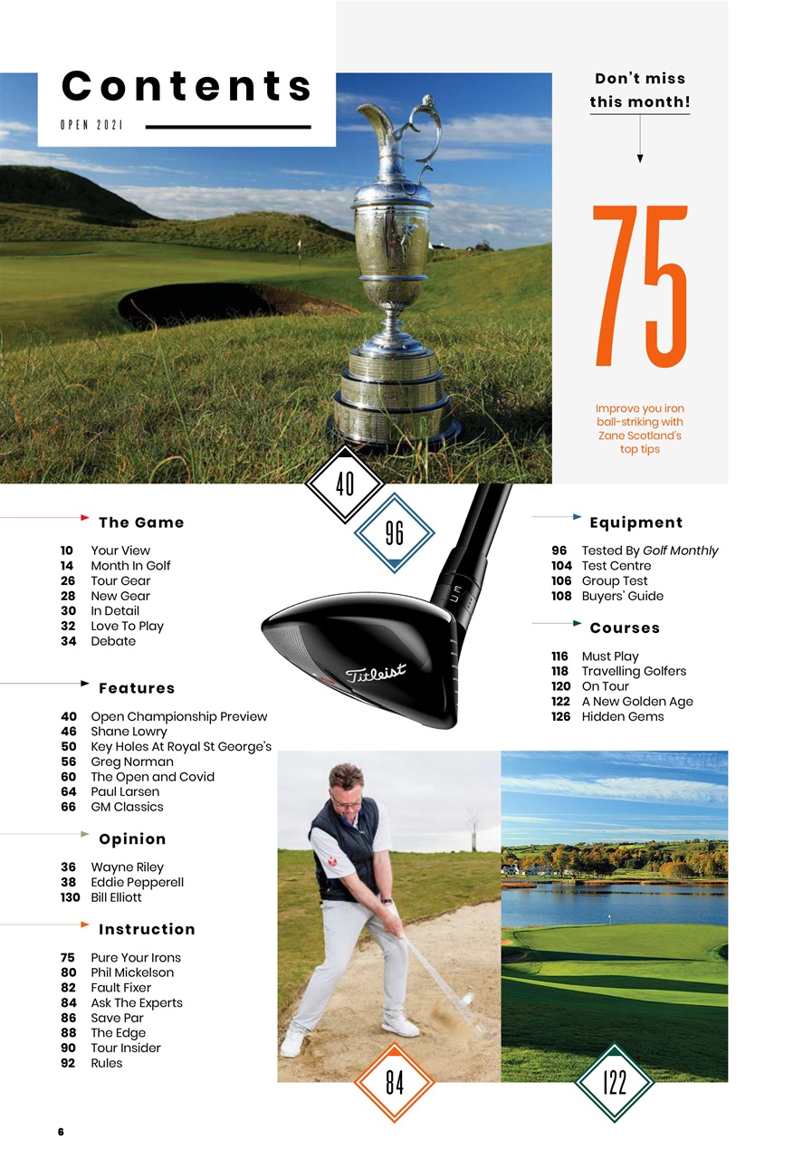 Golf Monthly Preview Pages