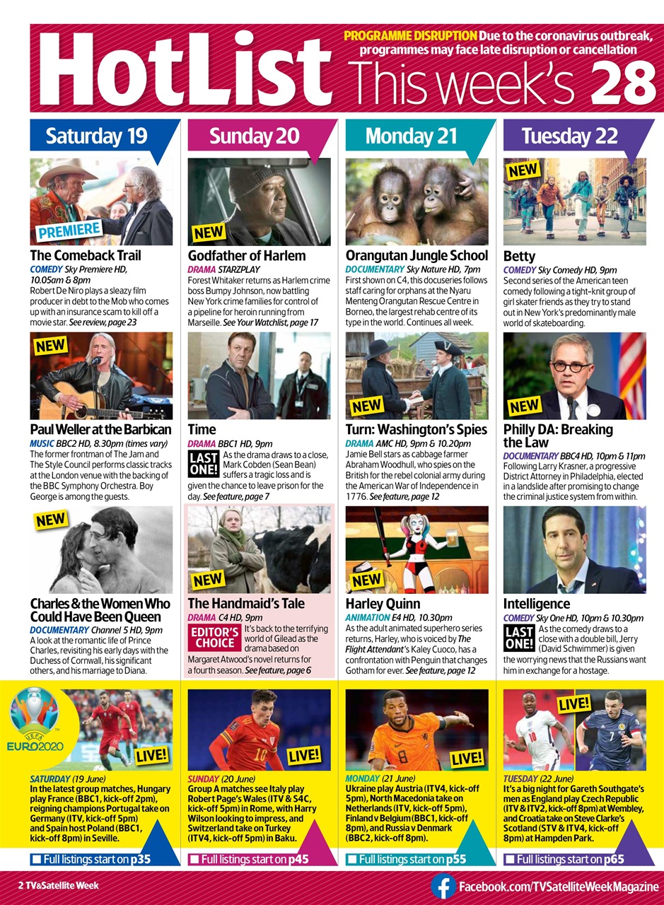 TV & Satellite Week Preview Pages