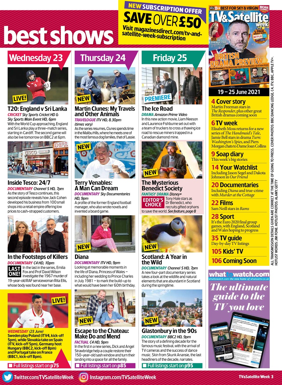 TV & Satellite Week Preview Pages