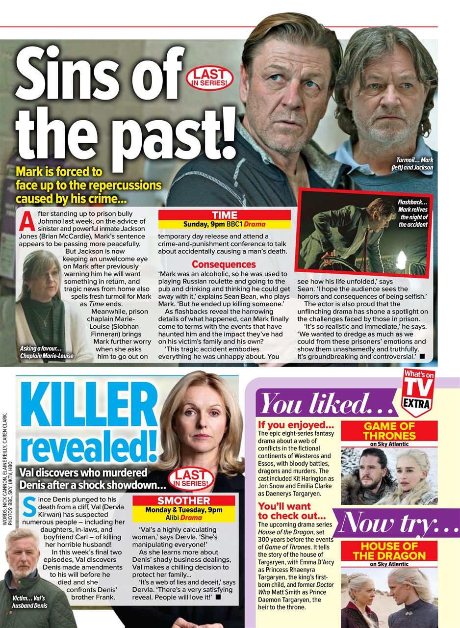 What's on TV Preview Pages