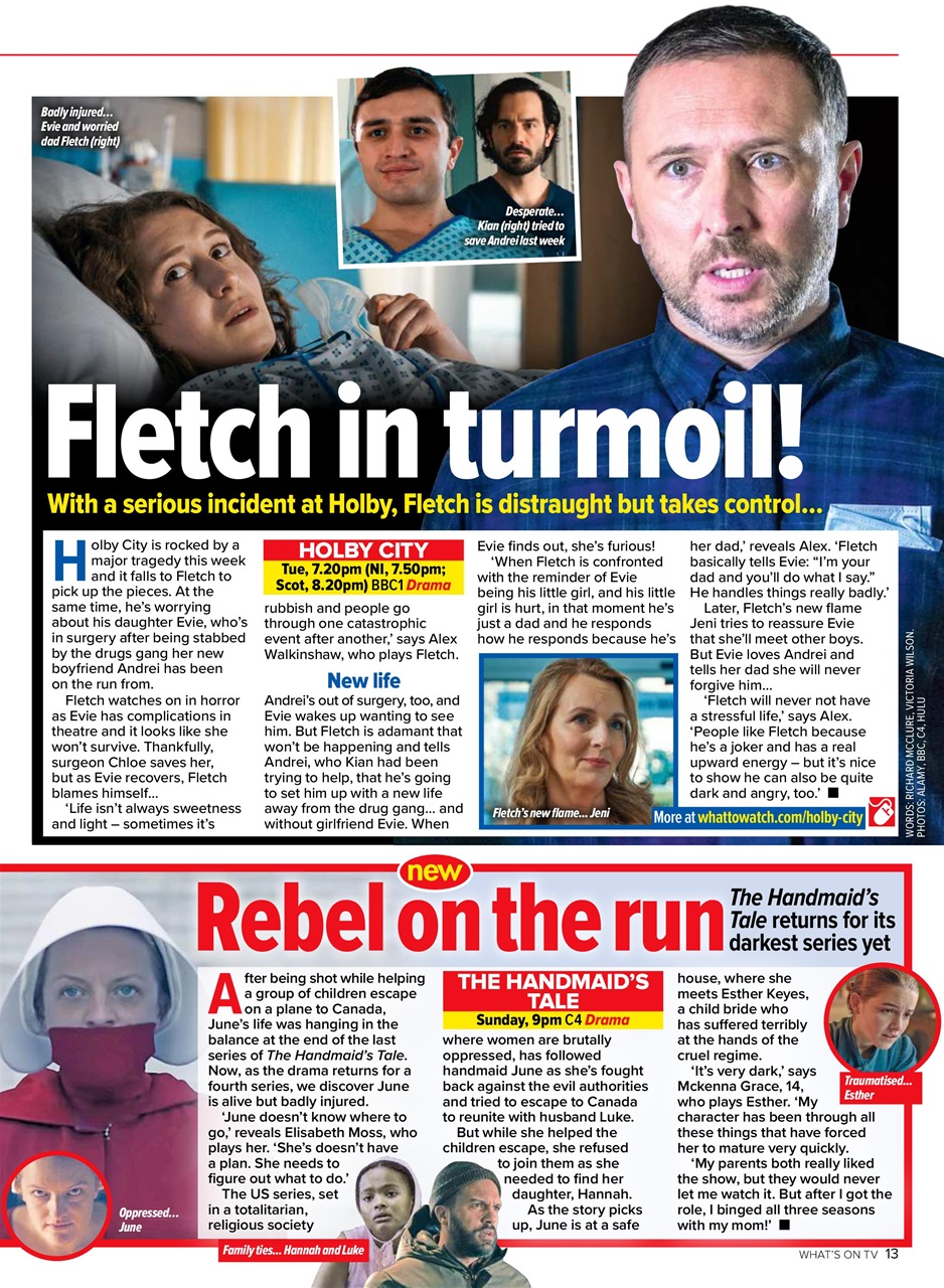 What's on TV Preview Pages