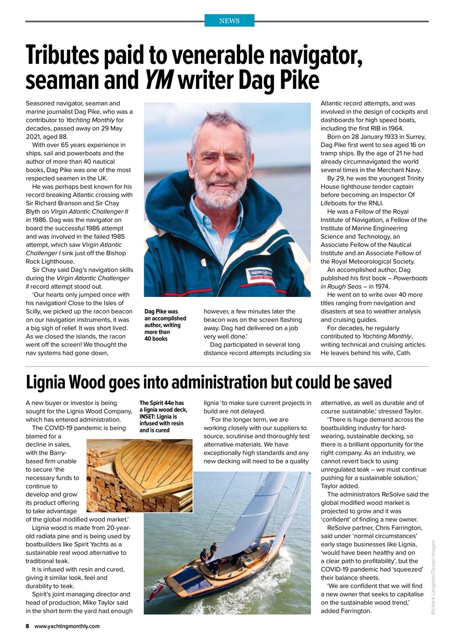 Yachting Monthly Preview Pages