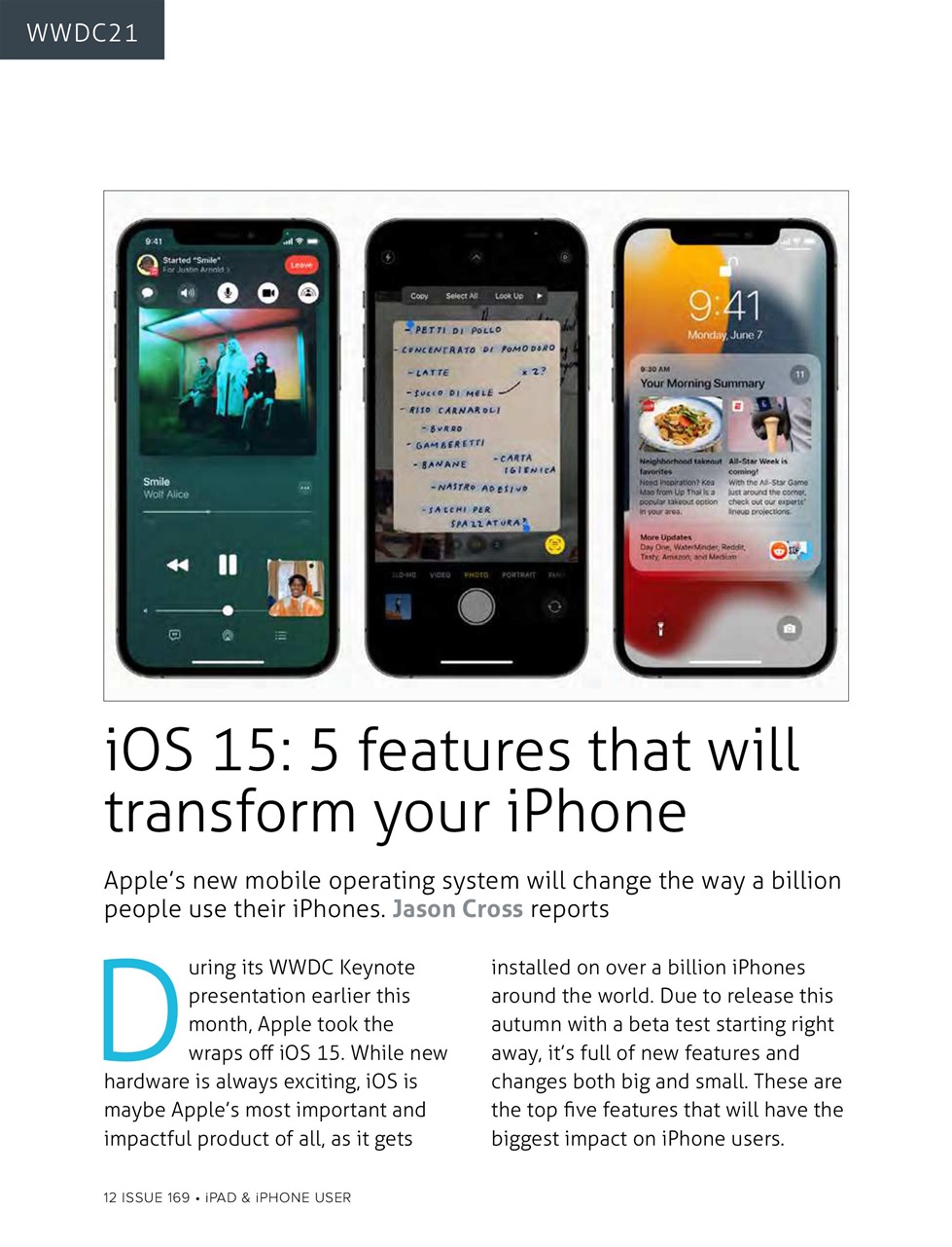 iPad and iPhone User Preview Pages