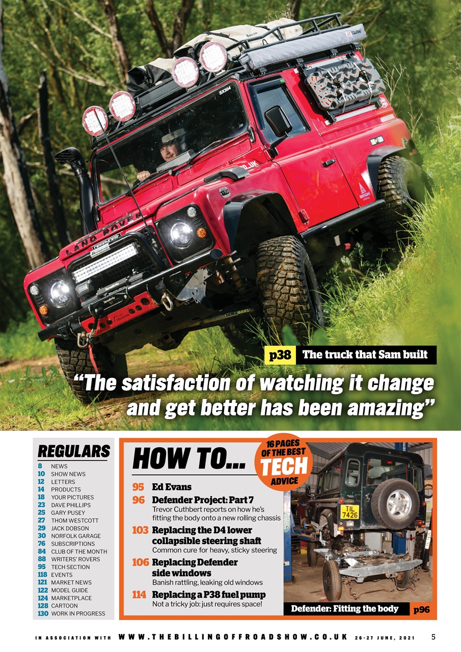 Land Rover Monthly Preview Pages