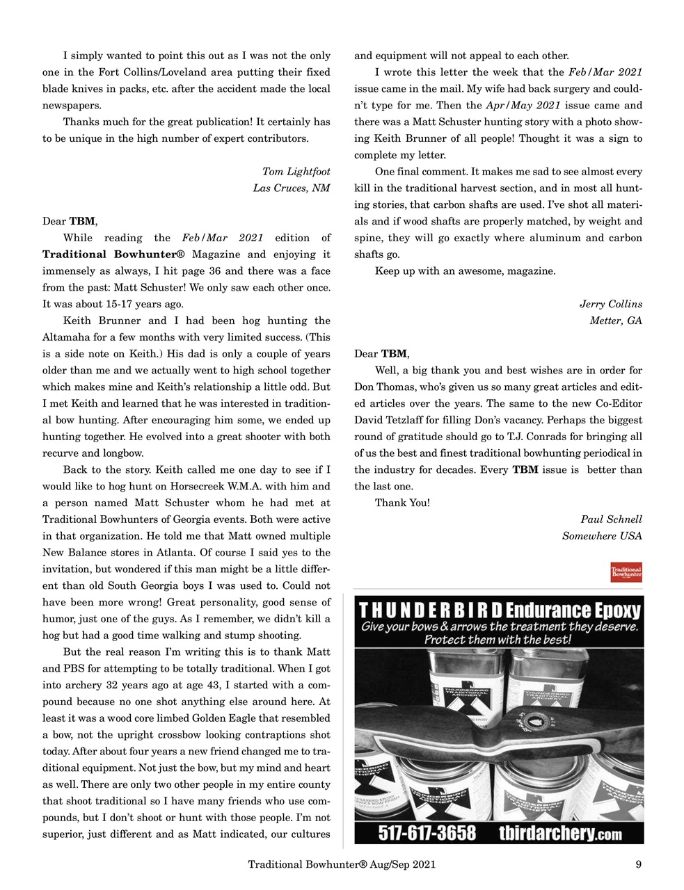 Traditional Bowhunter Magazine Preview Pages