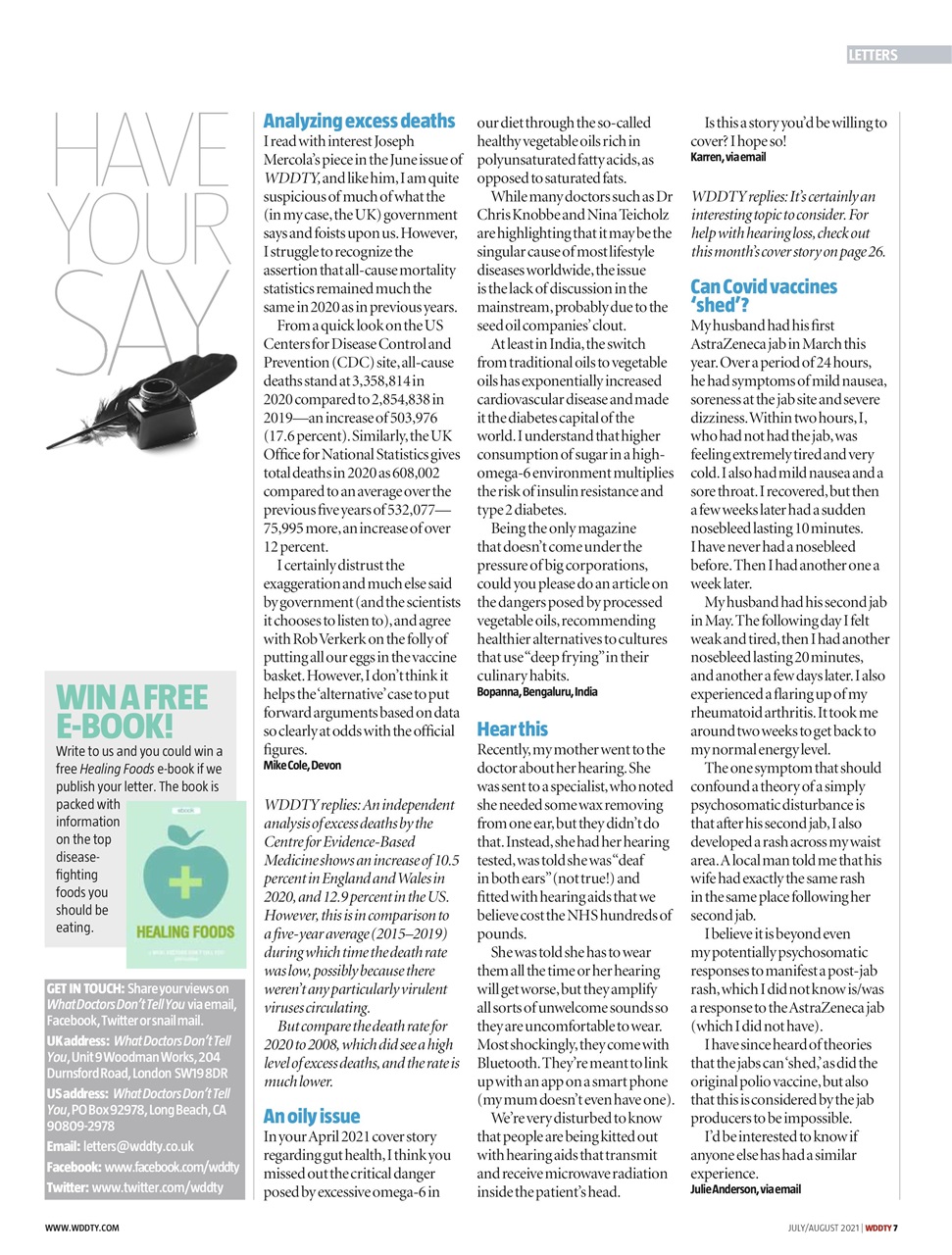 What Doctors Don't Tell You Preview Pages