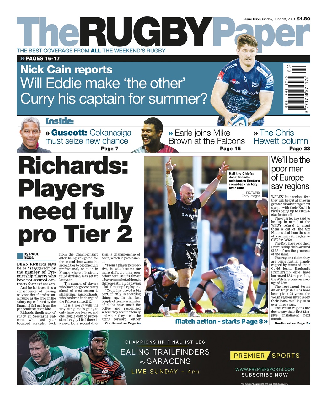The Rugby Paper Preview Pages