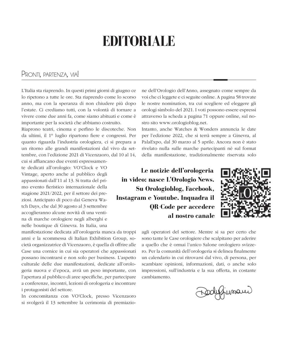 L'Orologio Preview Pages