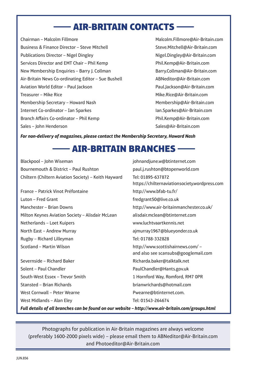 Air Britain News Preview Pages