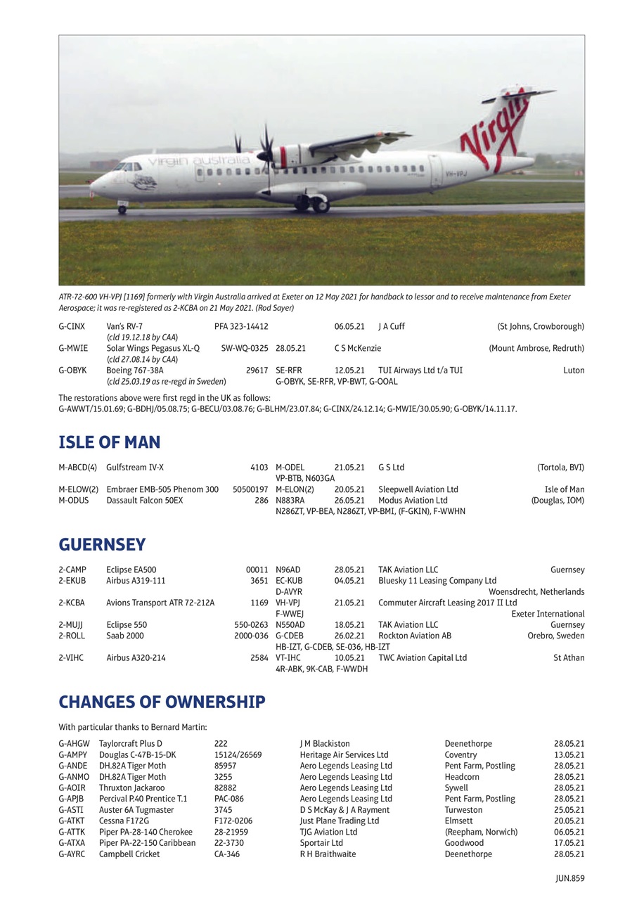 Air Britain News Preview Pages