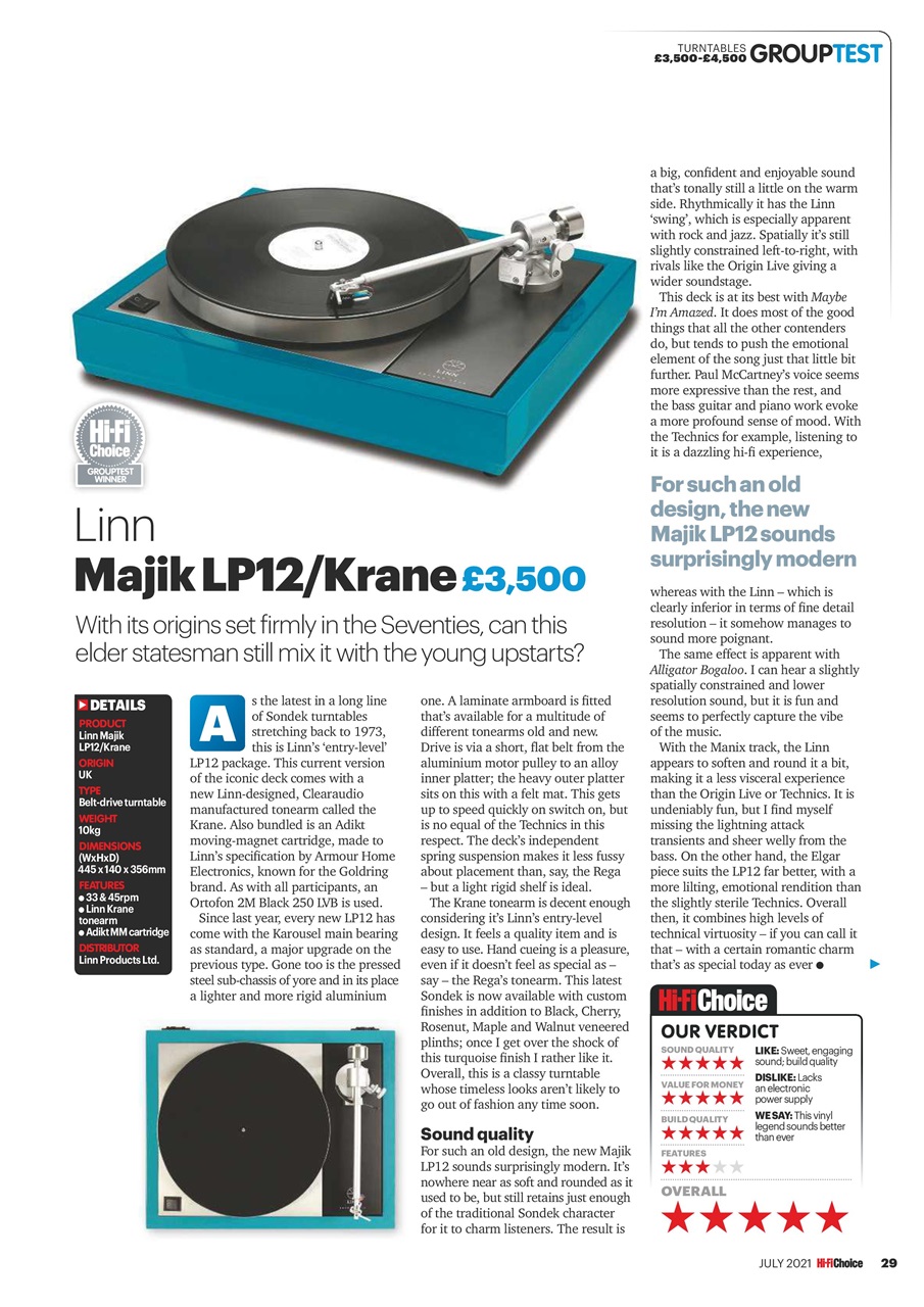 Hi-Fi Choice Preview Pages