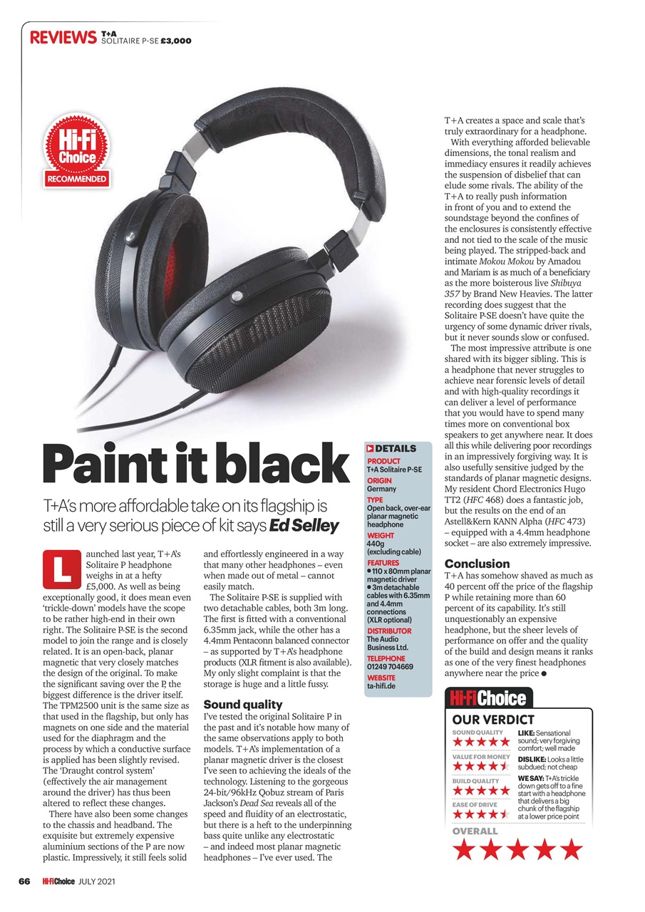 Hi-Fi Choice Preview Pages