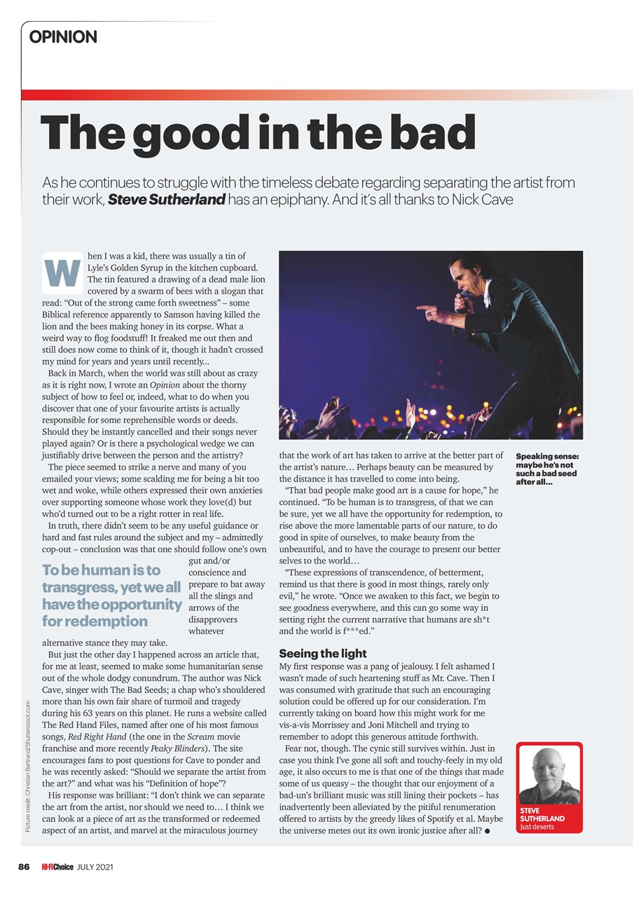 Hi-Fi Choice Preview Pages