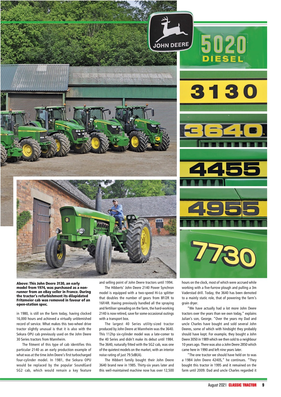 Classic Tractor Preview Pages