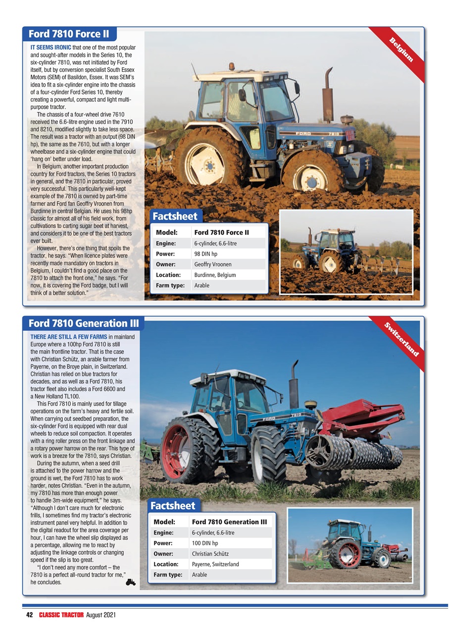 Classic Tractor Preview Pages