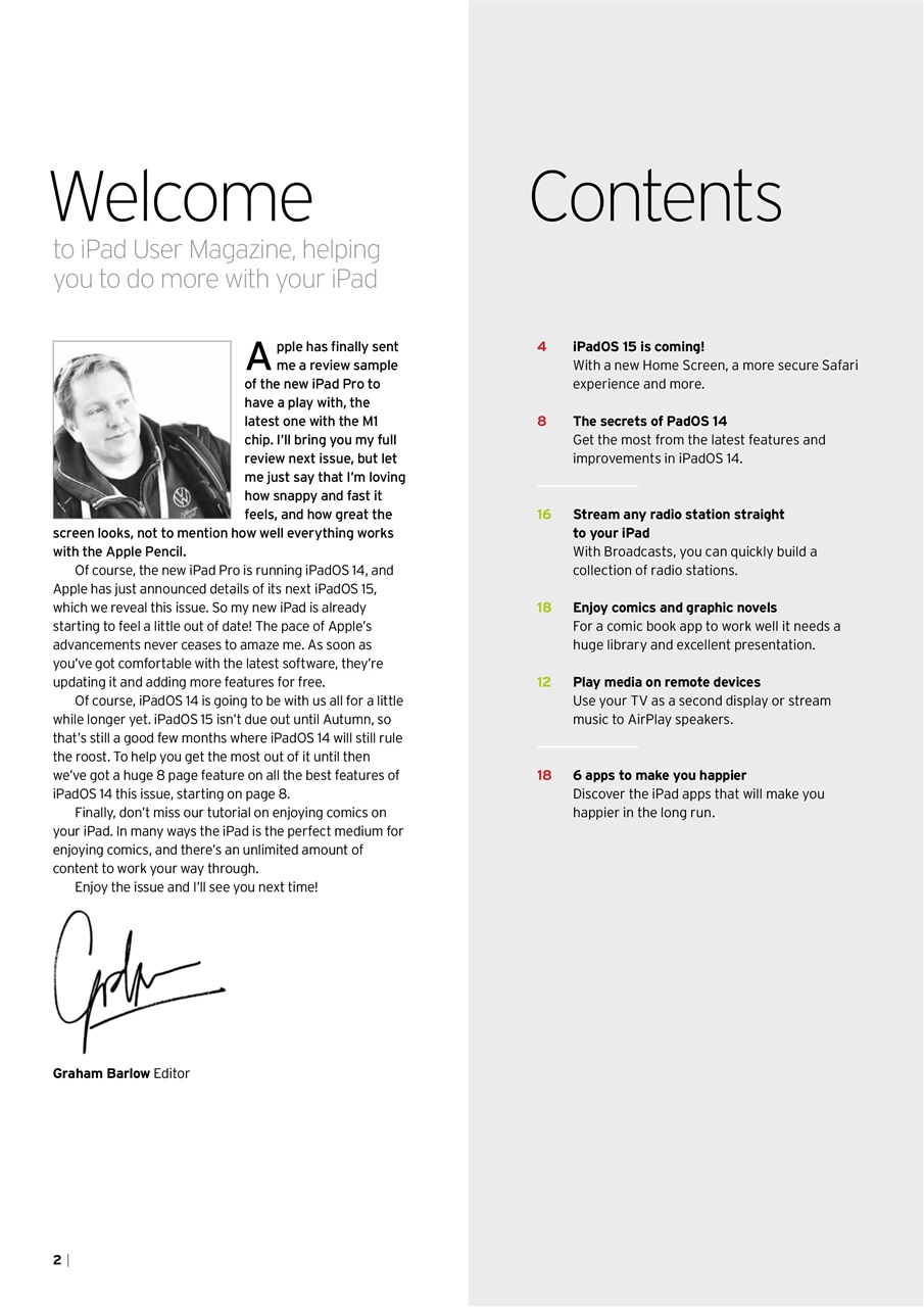 iPad User Preview Pages