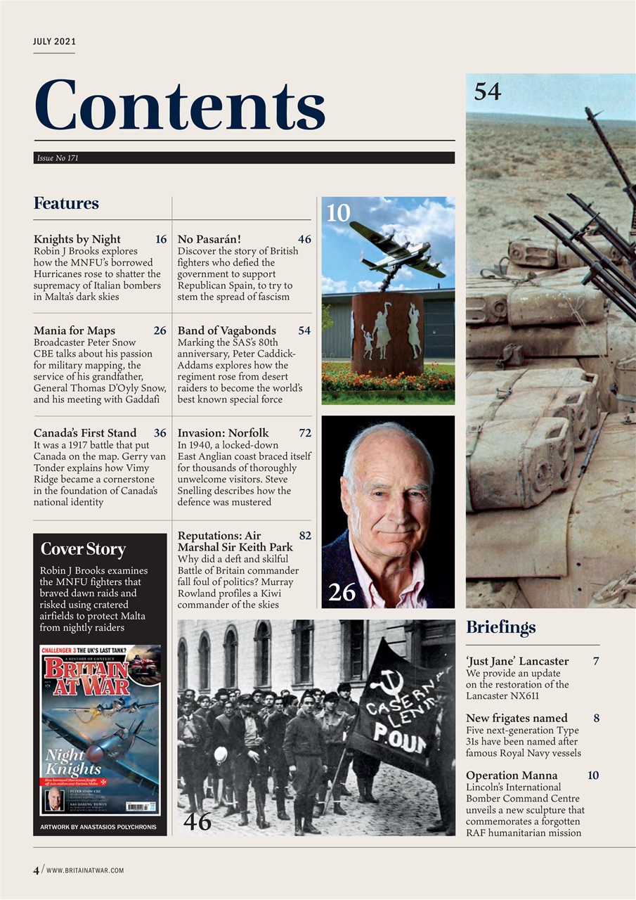 Britain at War Magazine Preview Pages