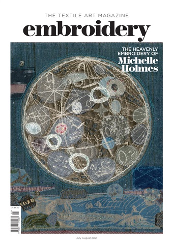 Embroidery Magazine issue Jul/Aug 21