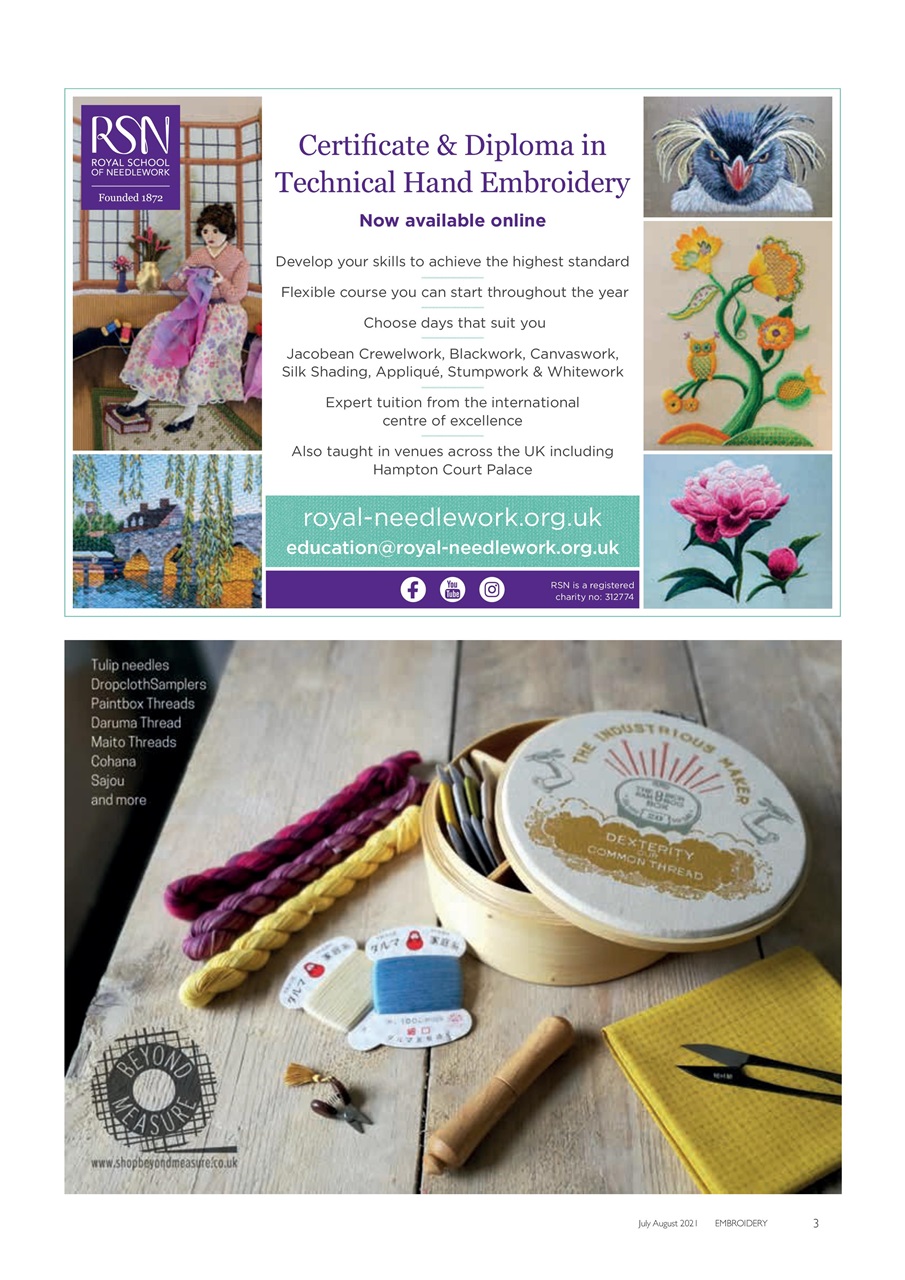 Embroidery Magazine Preview Pages