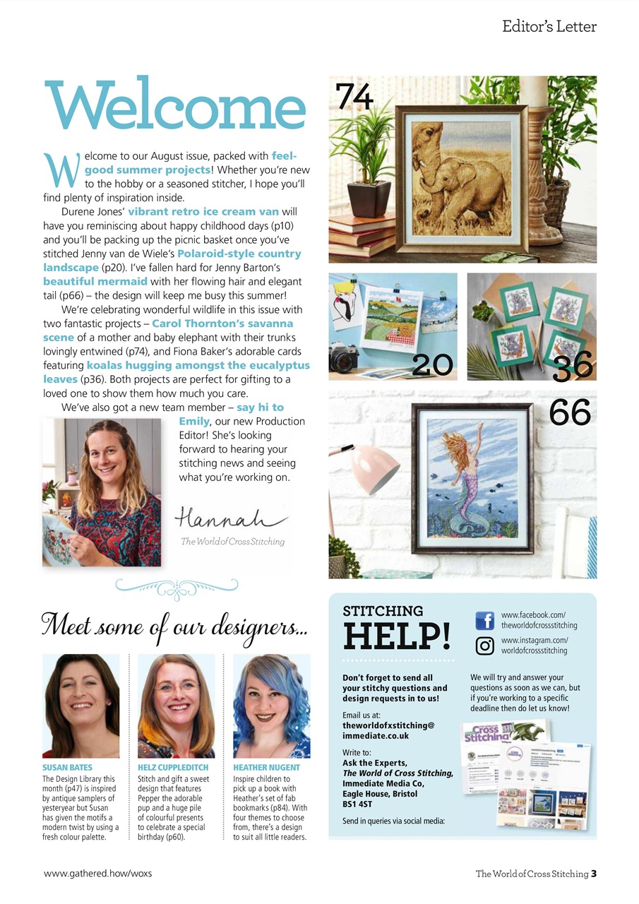 The World of Cross Stitching Preview Pages