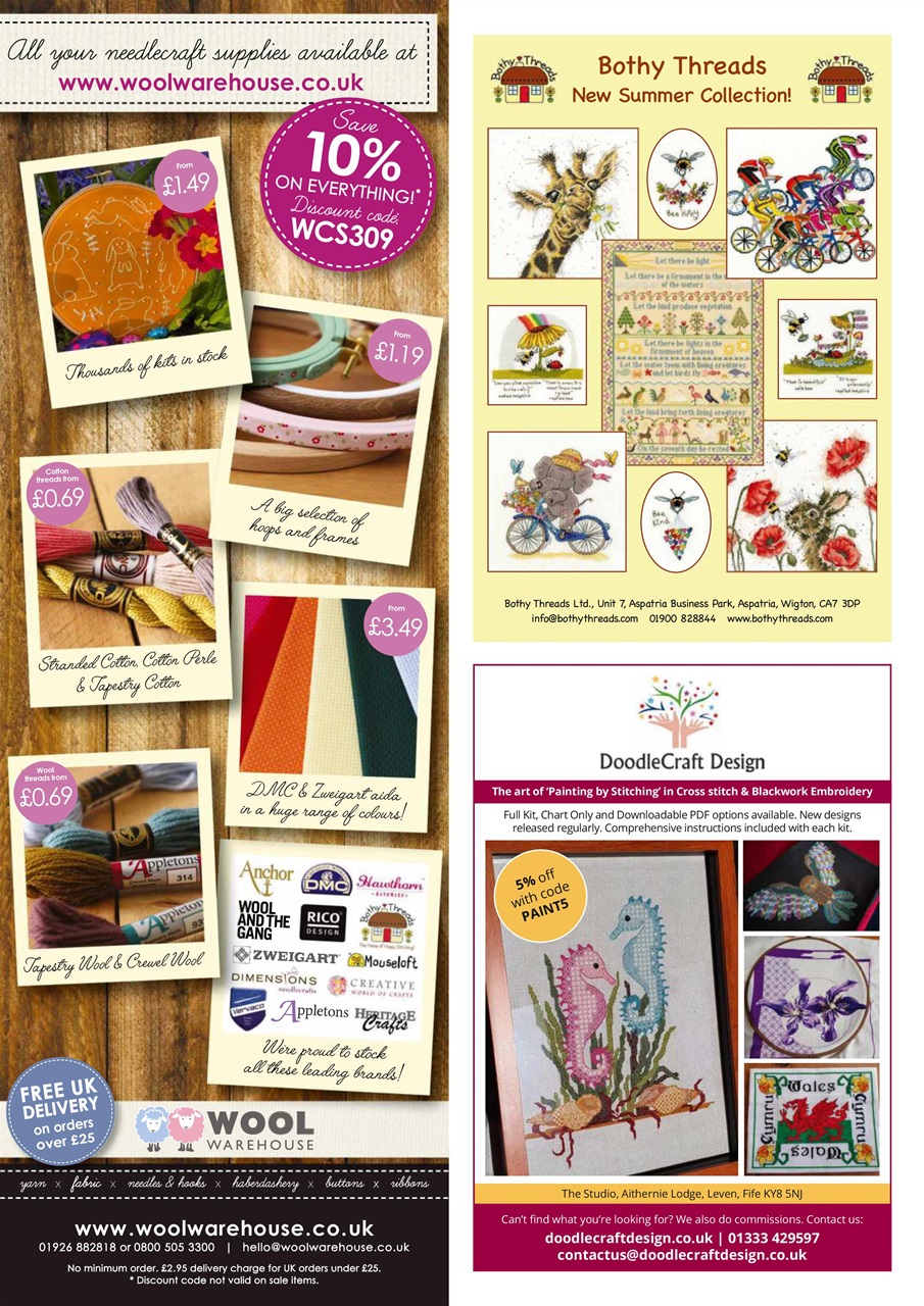 The World of Cross Stitching Preview Pages